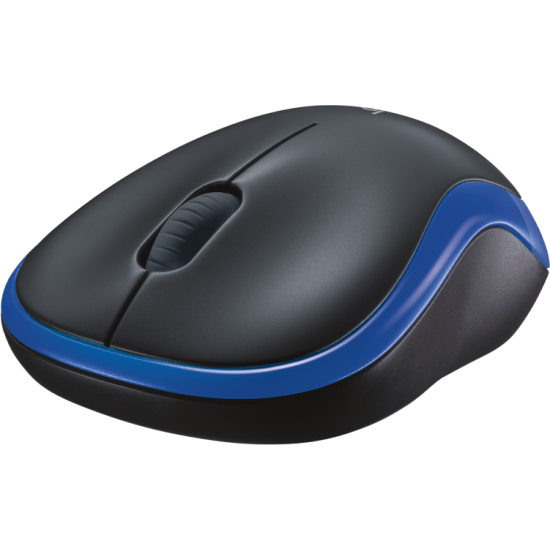 Безжична мишка Logitech M185, Blue/Black