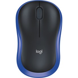 Безжична мишка Logitech M185, Blue/Black