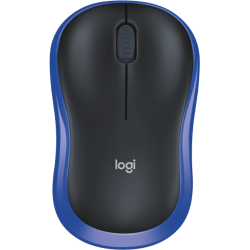 Безжична мишка Logitech M185, Blue/Black