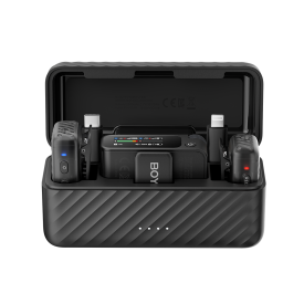 Микрофон BOYA BOYAMIC 2-02 All-in-One, безжичен, Black