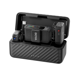 Микрофон BOYA BOYAMIC 2-02 All-in-One, безжичен, Black