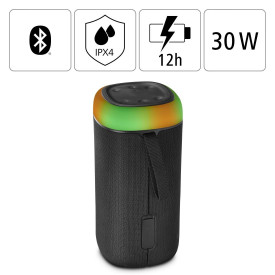Преносима тонколона HAMA Shine 2.0, 30W, LED, Водоустойчива, Black