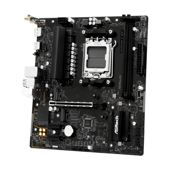 Дънна платка ASRock A620AM-X WIFI, mATX, AM5, DDR5, PCIe 4.0