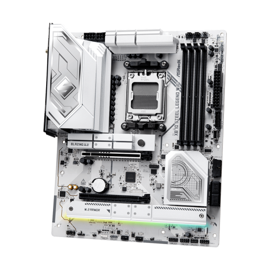 Дънна платка ASROCK X870 STEEL LEGEND WIFI, ATX, AM5, DDR5, PCIe 5.0