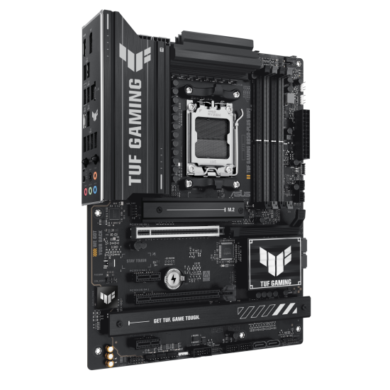 Дънна платка ASUS TUF GAMING B850-PLUS WIFI, ATX, AM5, DDR5, PCIe 5.0, Wi-Fi 7, USB Type-C