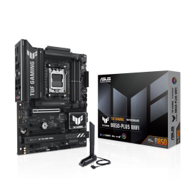 Дънна платка ASUS TUF GAMING B850-PLUS WIFI, ATX, AM5, DDR5, PCIe 5.0, Wi-Fi 7, USB Type-C