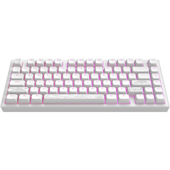 Клавиатура Dark Project ALU81A Terra Nostra, White, RGB