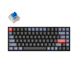 Безжична клавиатура Keychron K2 Pro HS, Blue Switch, Black