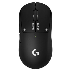 Безжична мишка Logitech G Pro X3 Superstrike, 48000 DPI, 8000Hz, Midnight Black (910-007878)