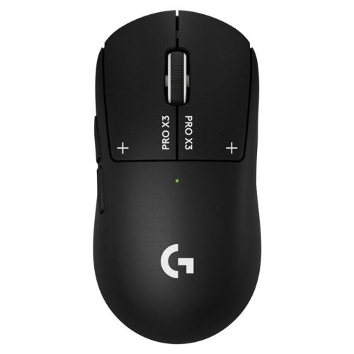 Безжична мишка Logitech G Pro X3 Superstrike, 48000 DPI, 8000Hz, Midnight Black (910-007878)