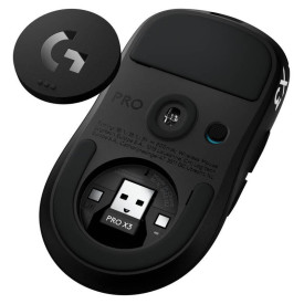 Безжична мишка Logitech G Pro X3 Superstrike, 48000 DPI, 8000Hz, Midnight Black (910-007878)