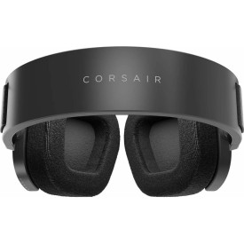 Безжични слушалки Corsair HS80 RGB WIRELESS Premium Gaming Headset with Spatial Audio, Carbon