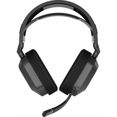 Безжични слушалки Corsair HS80 RGB WIRELESS Premium Gaming Headset with Spatial Audio, Carbon