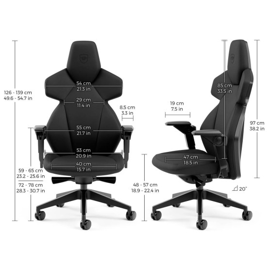 Геймърски стол noblechairs DAWN - Black Edition
