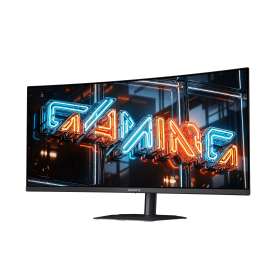 Монитор GIGABYTE MO34WQC36, 34 инча QD-OLED, Curved, WQHD (3440 x 1440), 360Hz, 0.03 ms