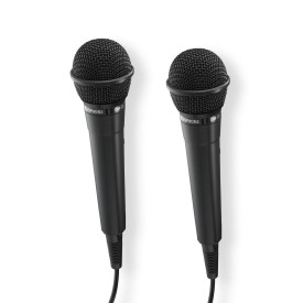 Микрофон HAMA Karaoke, комплект 2 бр., 2.5 m кабел