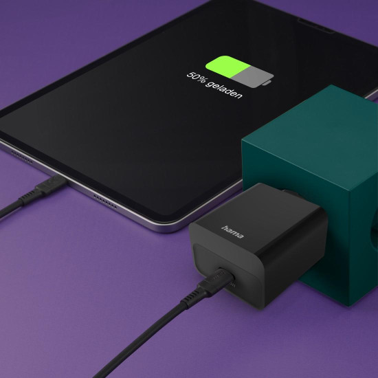 Зарядно HAMA 201959, USB-C, PD, 20W, Black