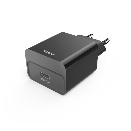 Зарядно HAMA 201959, USB-C, PD, 20W, Black