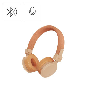 Безжични слушалки HAMA Freedom Lit III, Bluetooth, On-Ear, с микрофон, Orange (HAMA-221770)