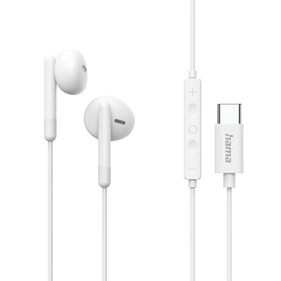 Слушалки HAMA Season II USB-C, White