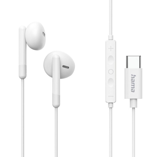 Слушалки HAMA Season II USB-C, White