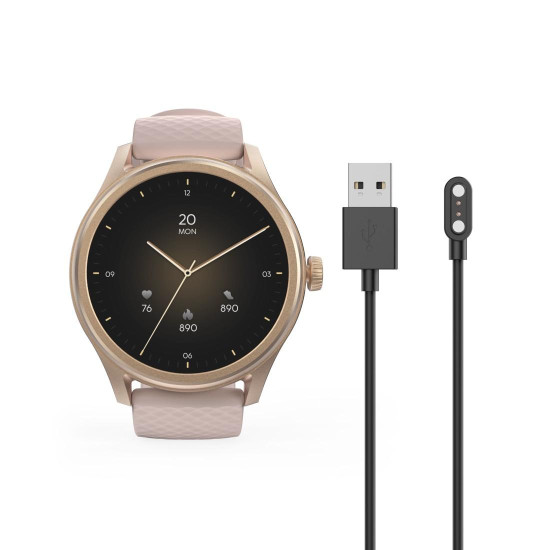 Смарт часовник HAMA 5010, 1.38 инча, 52 мм, Gold/Pink