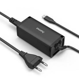 Зарядно за лаптоп HAMA USB-C, Gan, PD, 5-20V / 100W