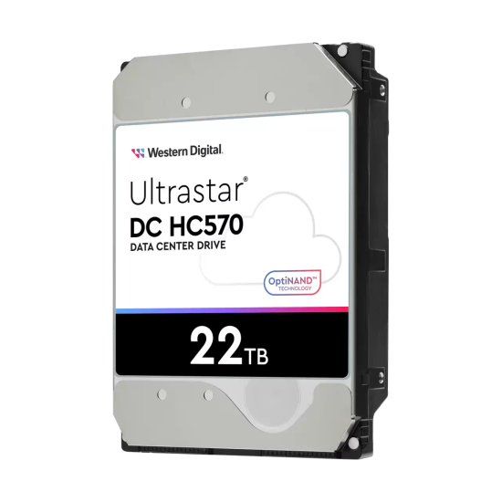 Вътрешен твърд диск WD Ultrastar DC HC570, 22TB, 7200rpm, 512 MB, SATA 6GB/s