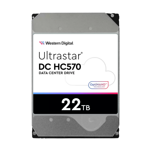 Вътрешен твърд диск WD Ultrastar DC HC570, 22TB, 7200rpm, 512 MB, SATA 6GB/s