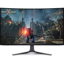 Монитор Alienware AW3225QF, 32 инча, Curved, QD-OLED, UHD 3840x2160, 240Hz, 0.3ms, FreeSync Premium, HDMI/DP