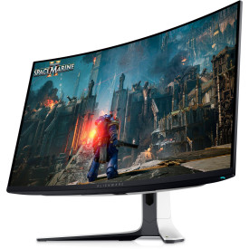 Монитор Alienware AW3225QF, 32 инча, Curved, QD-OLED, UHD 3840x2160, 240Hz, 0.3ms, FreeSync Premium, HDMI/DP