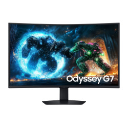 Монитор Samsung Odyssey G7 G75F, 37 инча, Curved, WQHD 3440x1440, 165Hz, 1ms, HDR10, FreeSync Premium