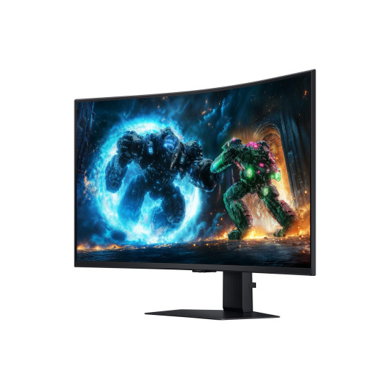 Монитор Samsung Odyssey G7 G75F, 37 инча, Curved, WQHD 3440x1440, 165Hz, 1ms, HDR10, FreeSync Premium