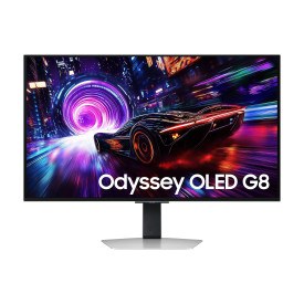 Монитор SAMSUNG Odyssey OLED G8 G81SF, 32 инча, QD-OLED, 3840x2160, 240 Hz, 0.3ms, FreeSync Premium Pro, HDR10+ Gaming, HDMI/DP