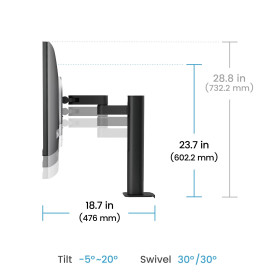 Монитор BenQ RD280UA, 28.2 инча, Ergo Stand, IPS, 3840x2560, 60 Hz, 5 ms, HDMI/DP