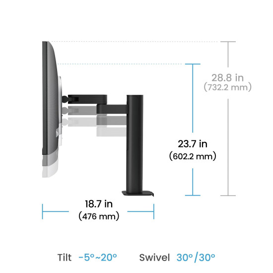 Монитор BenQ RD280UA, 28.2 инча, Ergo Stand, IPS, 3840x2560, 60 Hz, 5 ms, HDMI/DP