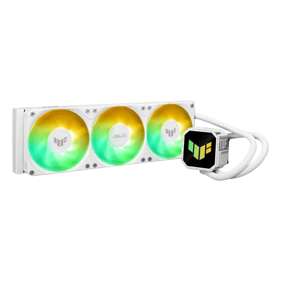 Водно охлаждане ASUS TUF Gaming LC III 360 ARGB, 360mm, White (90RC0192-B0EAY0)