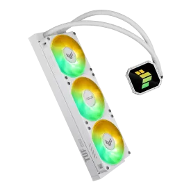 Водно охлаждане ASUS TUF Gaming LC III 360 ARGB, 360mm, White (90RC0192-B0EAY0)