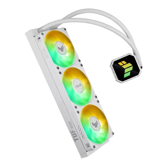 Водно охлаждане ASUS TUF Gaming LC III 360 ARGB, 360mm, White (90RC0192-B0EAY0)