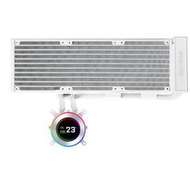 Охладител за процесор Lian Li HydroShift II LCD-C 360 Fanless ARGB - Бял