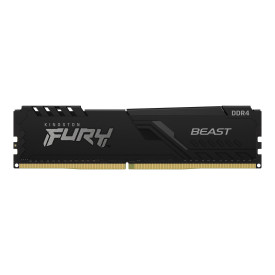 RAM памет Kingston FURY Beast Black, 32GB (2x16GB) DDR4, 3200MT/s, CL16, 1R, Kit of 2