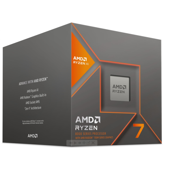 Процесор AMD Ryzen 7 8700G, 8-Core, 4.2GHz, 24MB, 65W, AM5, Box
