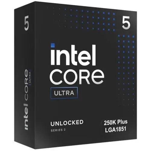 Процесор Intel Core Ultra 5 250K Plus, 18-Core (6P+12E) 3.3 GHz, 30MB, LGA1851, BOX