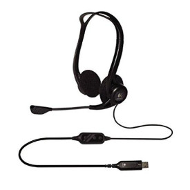 Слушалки Logitech P960, USB, Mic, Black