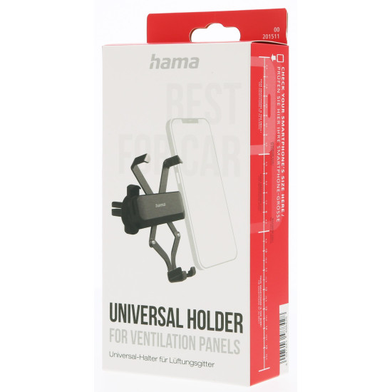 Стойка за телефон за кола HAMA Gravity Pro, 50-90 мм., HAMA-201511