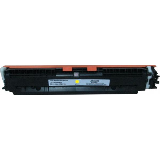 Съвместима тонер касета UPrint HP/Canon CE312A/EP729, Yellow