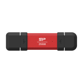 Външен SSD диск Silicon Power DS72 250GB, USB 3.2, Red