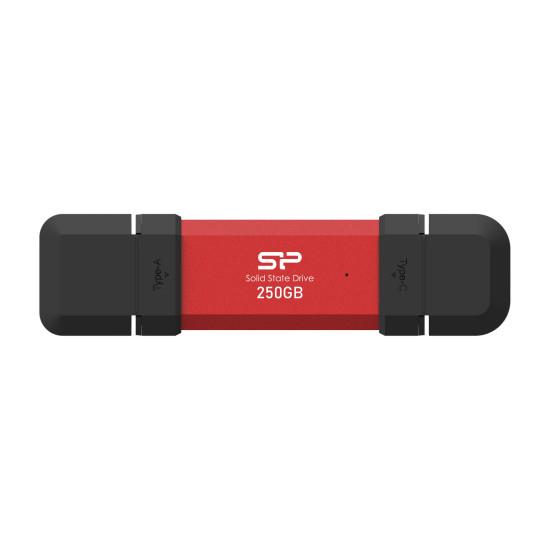 Външен SSD диск Silicon Power DS72 250GB, USB 3.2, Red
