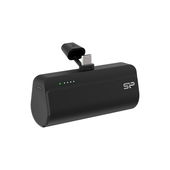Външна батерия Silicon Power QD50, 5000mAh, 20W, USB-C, Black