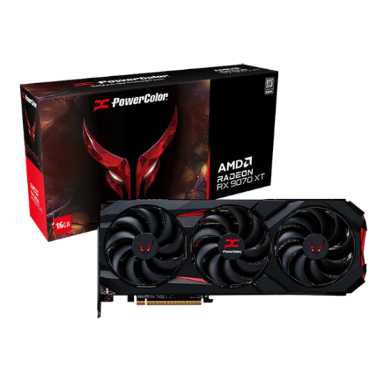 Видеокарта PowerColor Red Devil Limited Edition Radeon RX 9070 XT 16GB GDDR6, 256-bit, 1xHDMI, 3xDP